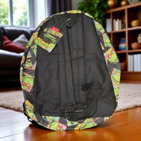 Fast Forward Nickelodeon TMNT Multi-color Large Backpack Book Bag NWT - Picture 2 of 5